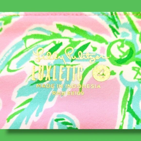 LILLY PULITZER Luxletic 28" UPF 50+ High Rise Weekender Leggings Size 4 NEW - Picture 12 of 16